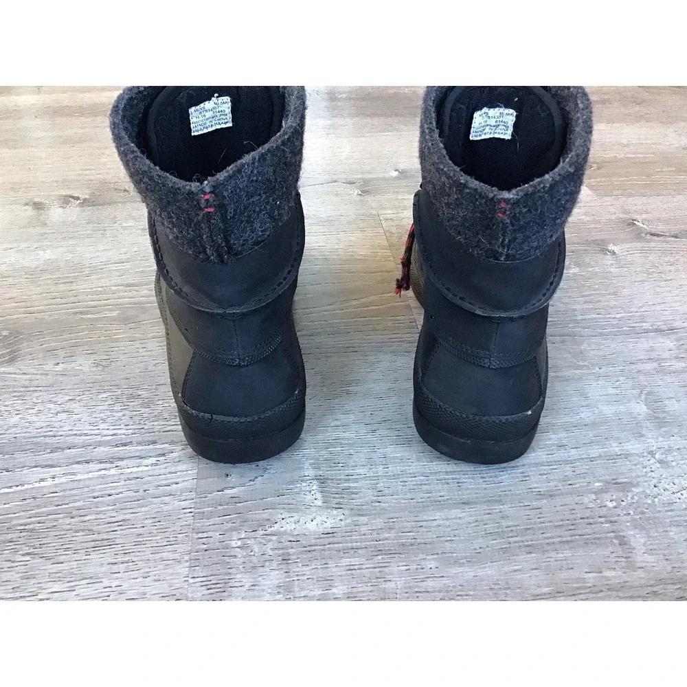 Sperry Gloucester Cold Bay Mens Size 10.5 M Duck Boots Black Boots STS14381